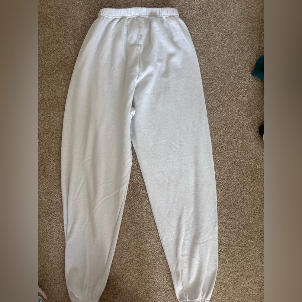 Aviator nation white sweatpants size L - Picture 2 of 7